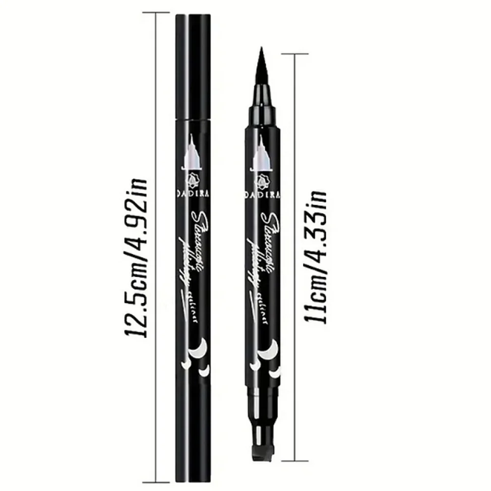 🆕LAST SET🌹2 IN 1 BLACK STAMP & EYELINER 6 PC SET, WATERPROOF & SMUDGE PROOF